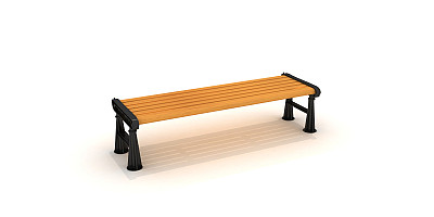 Banco para parques sin respaldar PLAY-YL-XX006
